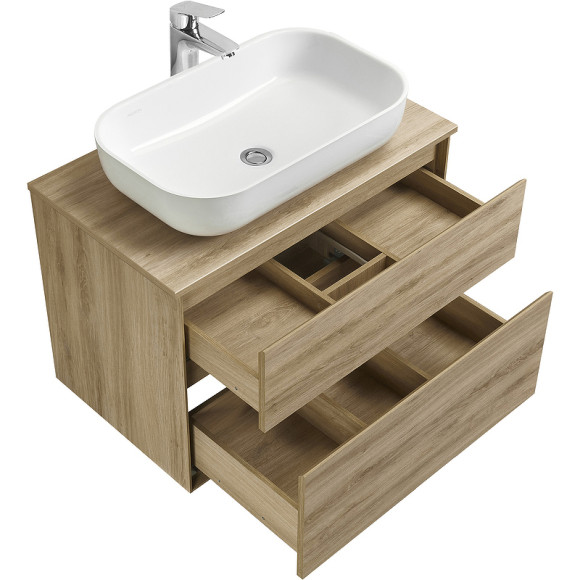 Тумба под раковину Aquaton Либерти 75 1A279501LYC70 подвесная Дуб эльвезия
