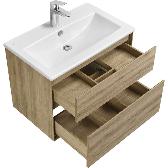 Тумба под раковину Aquaton Либерти 75 1A279501LYC70 подвесная Дуб эльвезия