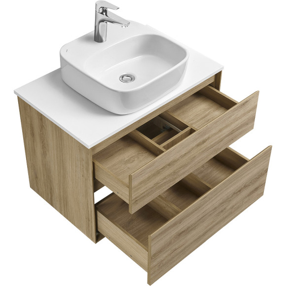 Тумба под раковину Aquaton Либерти 75 1A279501LYC70 подвесная Дуб эльвезия