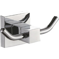 Двойной крючок Haiba HB8605-2 Хром