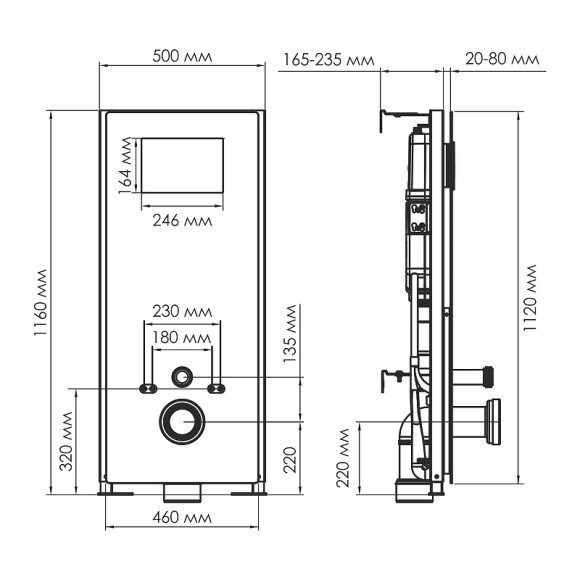 Инсталляция WasserKRAFT Abens 20TLT.010.ME.WH.CH01 для унитаза Белое стекло с клавишей смыва Хром Инсталляция WasserKRAFT Abens 20TLT.010.ME.WH.CH01 для унитаза Белое стекло с клавишей смыва Хром