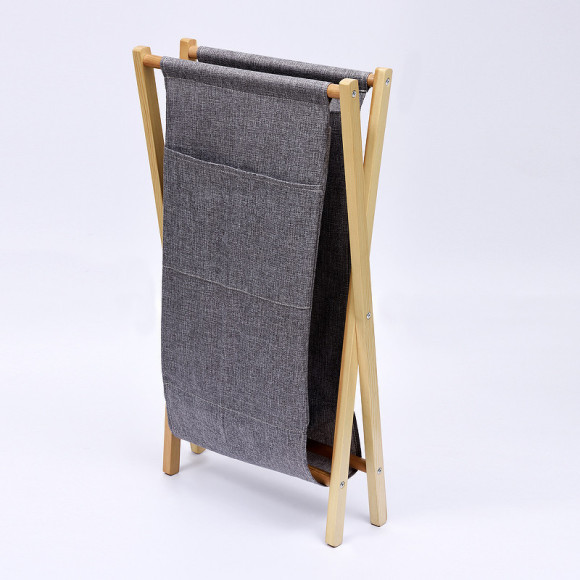 Корзина для белья WasserKRAFT Nau WB-772-L Серая