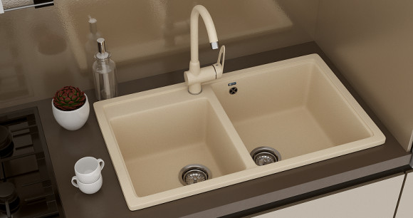 Смеситель для кухни Ulgran Classic U-006-310 Серый Смеситель для кухни Ulgran Classic U-006-310 Серый