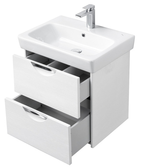 Тумба под раковину Aquaton Сильва 54 1A211801SIW70 Дуб полярный Тумба под раковину Aquaton Сильва 54 1A211801SIW70 Дуб полярный