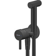 Гигиенический душ со смесителем Sancos Atom SC2001MB Черный матовый