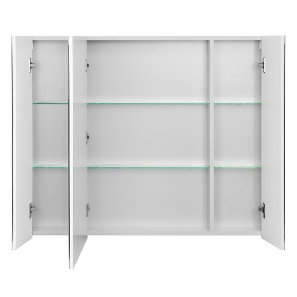 Зеркальный шкаф Aquaton Нортон 100 1A249302NT010 Белый глянец