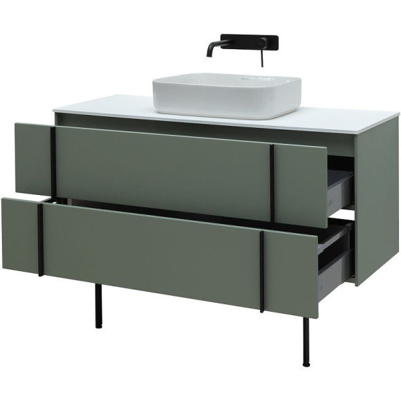 Тумба под раковину Allen Brau Reality 120 1.32008.CGM подвесная Олива матовая Тумба под раковину Allen Brau Reality 120 1.32008.CGM подвесная Олива матовая