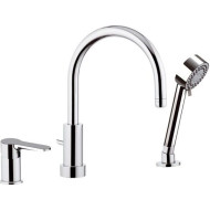 Смеситель на борт ванны Remer Winner W07 Хром