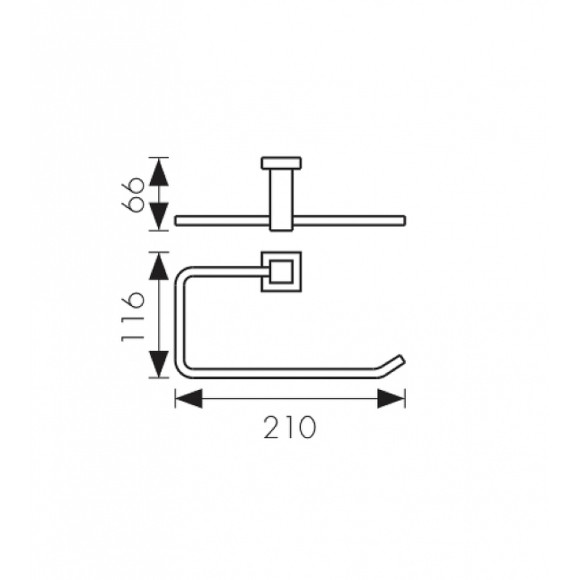 Полотенцедержатель Kaiser KH-4301 Бронза