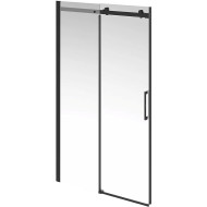 Душевая дверь Kerama Marazzi Cristallo 120 CT.120.SD.BLK.M профиль Черный матовый стекло прозрачное