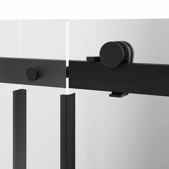 Душевая дверь Kerama Marazzi Cristallo 120 CT.120.SD.BLK.M профиль Черный матовый стекло прозрачное Душевая дверь Kerama Marazzi Cristallo 120 CT.120.SD.BLK.M профиль Черный матовый стекло прозрачное