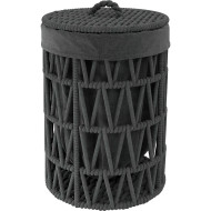 Корзина для белья WasserKRAFT Mosel WB-460-L с крышкой Серая Корзина для белья WasserKRAFT Mosel WB-460-L с крышкой Серая