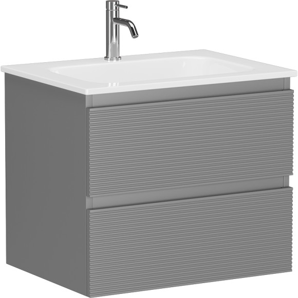 Тумба под раковину Sancos Folk 60 FL60ES подвесная Ergraut soft