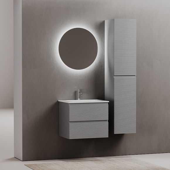 Тумба под раковину Sancos Folk 60 FL60ES подвесная Ergraut soft