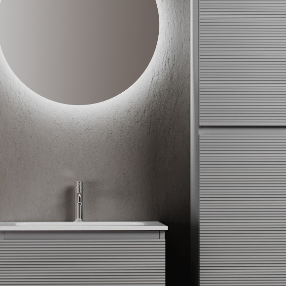 Тумба под раковину Sancos Folk 60 FL60ES подвесная Ergraut soft