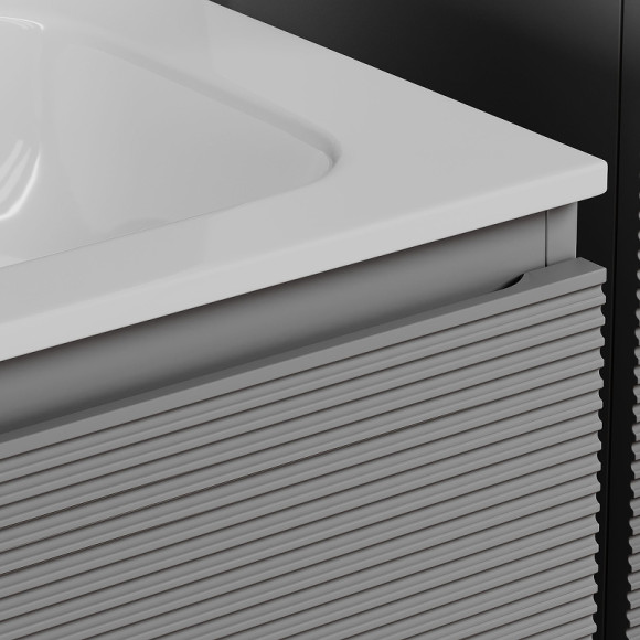 Тумба под раковину Sancos Folk 60 FL60ES подвесная Ergraut soft