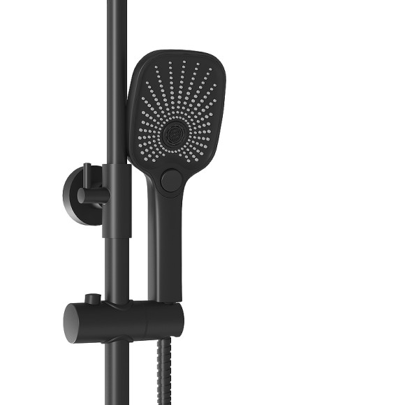 Душевая система Grossman Pragma 500.K35.03.210 Черная матовая Душевая система Grossman Pragma 500.K35.03.210 Черная матовая