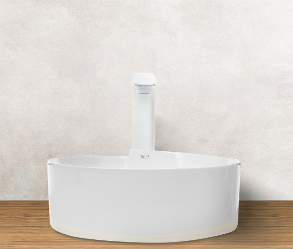 Раковина-чаша WeltWasser Elbach 3261 43 10000004570 Белый глянец