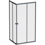 Душевой уголок AM.PM Sunny 100х80 W87G-403-10080-BT профиль Черный матовый стекло прозрачное Душевой уголок AM.PM Sunny 100х80 W87G-403-10080-BT профиль Черный матовый стекло прозрачное