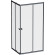 Душевой уголок AM.PM Sunny 100х80 W87G-403-10080-BT профиль Черный матовый стекло прозрачное