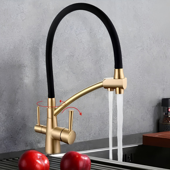 Смеситель для кухни Gappo G4398-1 Бронза Черный Смеситель для кухни Gappo G4398-1 Бронза Черный