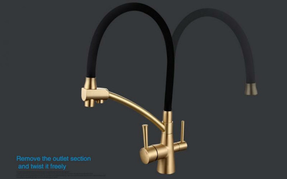 Смеситель для кухни Gappo G4398-1 Бронза Черный Смеситель для кухни Gappo G4398-1 Бронза Черный