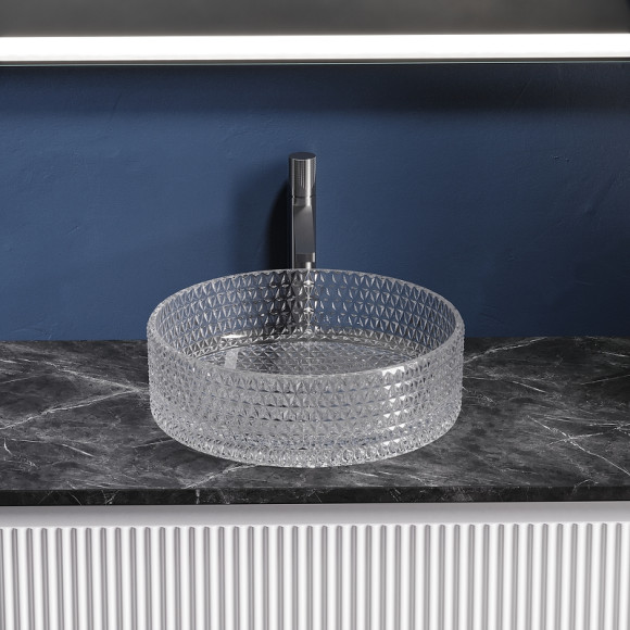 Раковина-чаша Ceramicanova Cristal 36 CN6062 Прозрачная