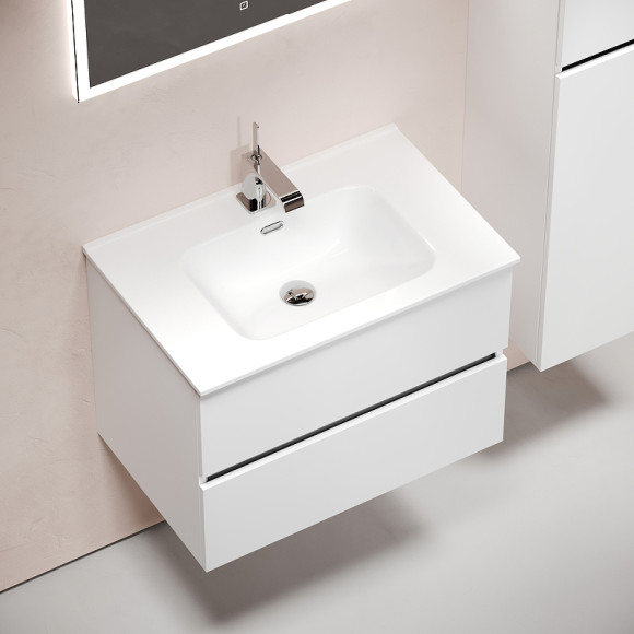 Тумба под раковину Sancos Urban 70 UR70W подвесная Белый глянец Тумба под раковину Sancos Urban 70 UR70W подвесная Белый глянец