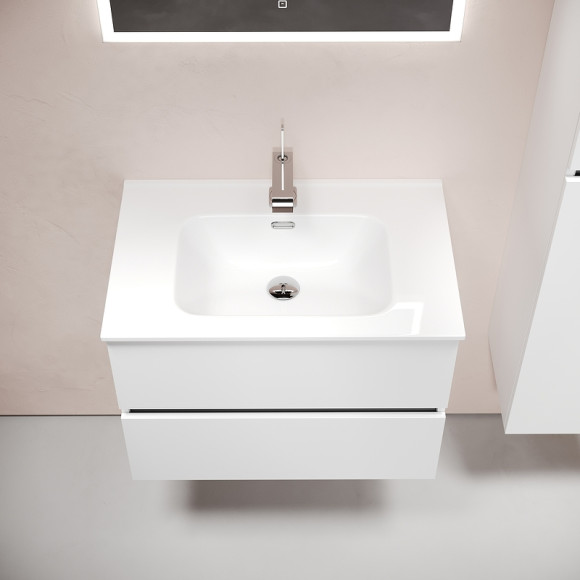 Тумба под раковину Sancos Urban 70 UR70W подвесная Белый глянец Тумба под раковину Sancos Urban 70 UR70W подвесная Белый глянец