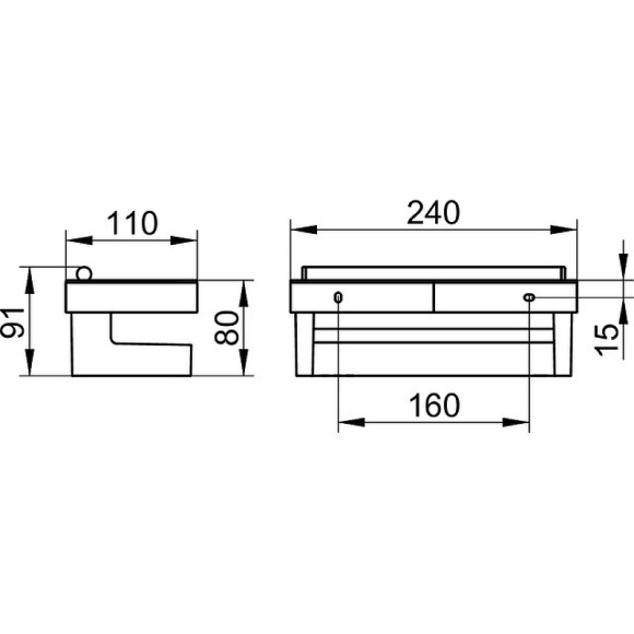 Полочка Keuco Collection Moll 12759 010000 Хром Полочка Keuco Collection Moll 12759 010000 Хром