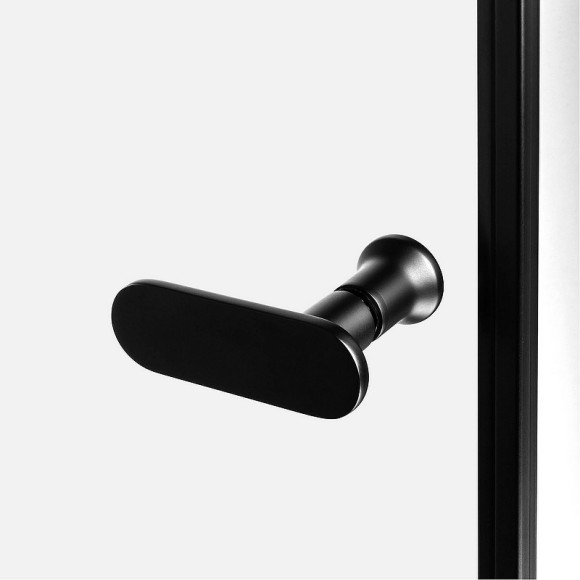 Душевой уголок New Trendy New Soleo Black 100х80 R D-0240A/D-0114B профиль Черный стекло прозрачное Душевой уголок New Trendy New Soleo Black 100х80 R D-0240A/D-0114B профиль Черный стекло прозрачное