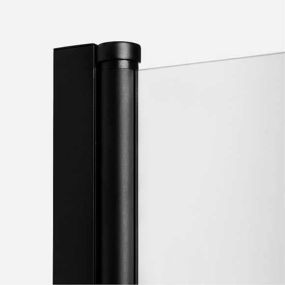 Душевой уголок New Trendy New Soleo Black 100х80 R D-0240A/D-0114B профиль Черный стекло прозрачное Душевой уголок New Trendy New Soleo Black 100х80 R D-0240A/D-0114B профиль Черный стекло прозрачное