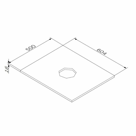 Столешница под раковину AM.PM Func 60 M8FST0600WM Белая матовая Столешница под раковину AM.PM Func 60 M8FST0600WM Белая матовая