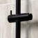 Душевая штанга WasserKRAFT A076 Черная матовая Хром Душевая штанга WasserKRAFT A076 Черная матовая Хром