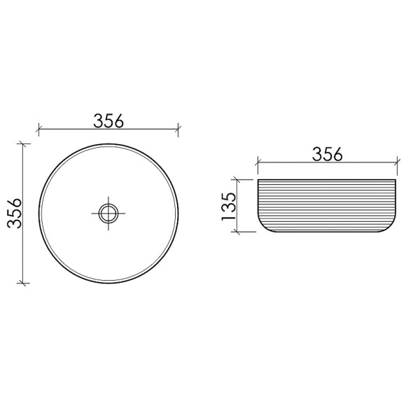 Раковина-чаша Ceramicanova Element 36 CN6073MC Капучино матовая Раковина-чаша Ceramicanova Element 36 CN6073MC Капучино матовая