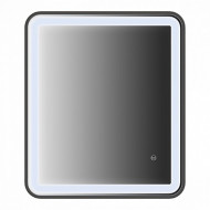 Зеркало Iddis Cloud 60 с подсветкой Черный матовый