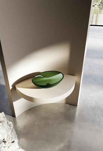 Раковина-чаша Abber Kristall 50 AT2802Emerald Зеленая Раковина-чаша Abber Kristall 50 AT2802Emerald Зеленая