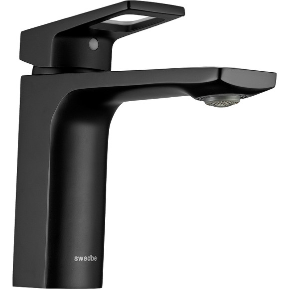 Смеситель для раковины Swedbe Kronos 2010B Черный матовый Смеситель для раковины Swedbe Kronos 2010B Черный матовый