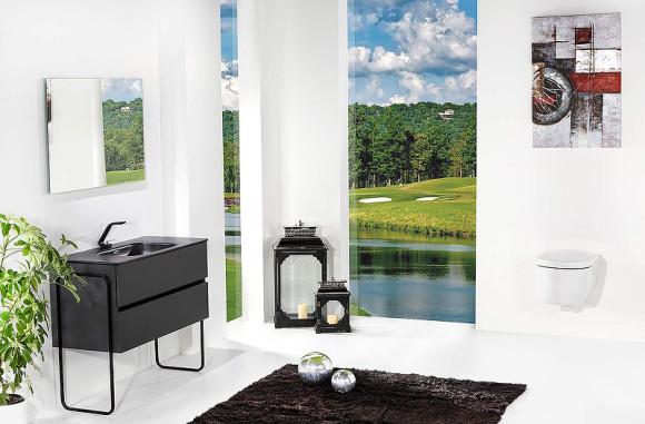 Тумба под раковину Boheme Armadi Art Vallessi 100 837-100-A mat подвесная Антрацит матовый