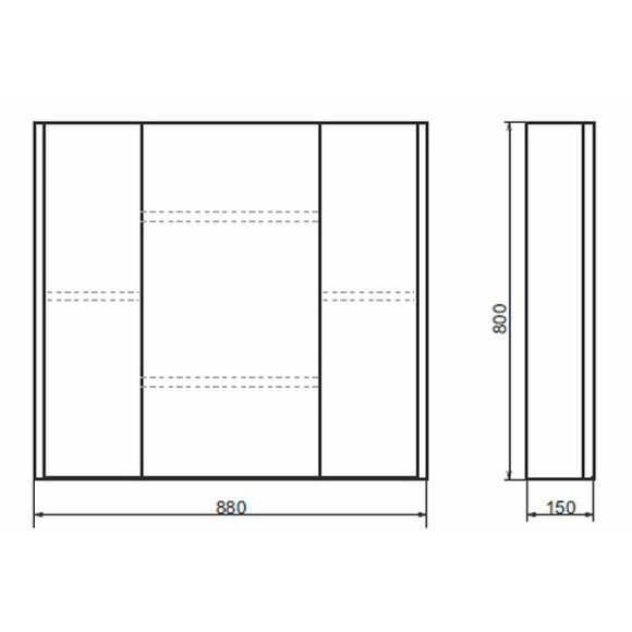 Зеркальный шкаф Comforty Сорренто 90 00-00001968 Светло серый Зеркальный шкаф Comforty Сорренто 90 00-00001968 Светло серый