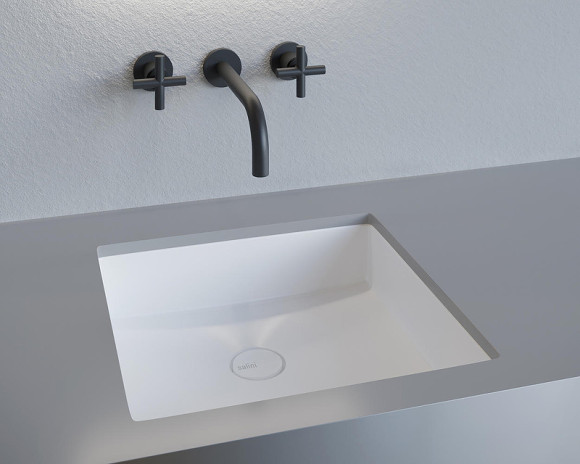 Раковина Salini Marea 42 07 1802207M Белая матовая Раковина Salini Marea 42 07 1802207M Белая матовая