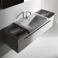 Тумба под раковину Kerasan Inka Project 911102 подвесная Белый Тумба под раковину Kerasan Inka Project 911102 подвесная Белый