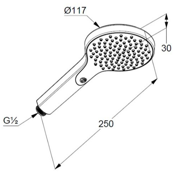 Ручной душ Kludi Dive 6981005-00 Хром