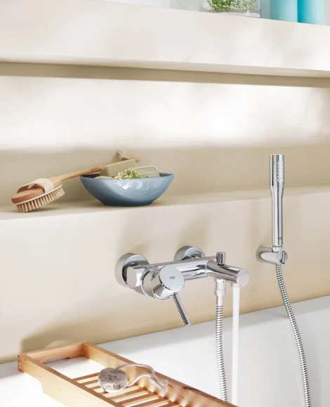 Смеситель для ванны Grohe Concetto 32211001 Хром Смеситель для ванны Grohe Concetto 32211001 Хром