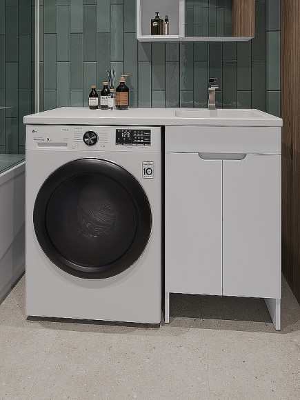 Тумба под раковину Orange Sistema 110 STD-50TUW Белая Тумба под раковину Orange Sistema 110 STD-50TUW Белая