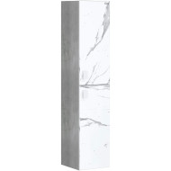 Шкаф пенал Onika Марбл 30.10 403076 подвесной Мрамор Камень бетонный