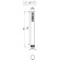 Ручной душ Ravak 951.20BLM X07P670 Черный матовый Ручной душ Ravak 951.20BLM X07P670 Черный матовый