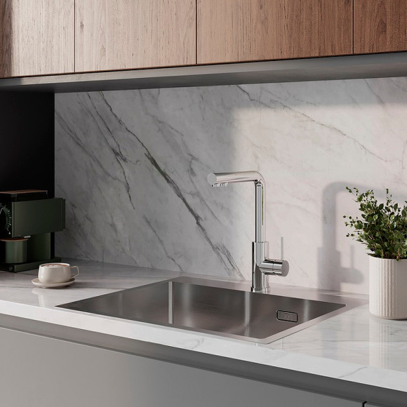 Смеситель для кухни Iddis Rule RULSBLFi05 Хром Смеситель для кухни Iddis Rule RULSBLFi05 Хром