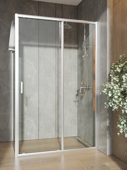 Душевой уголок Orange 120x80 E23-12080TCR профиль Хром стекло прозрачное Душевой уголок Orange 120x80 E23-12080TCR профиль Хром стекло прозрачное