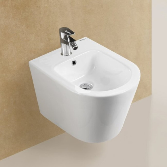 Биде BelBagno Flay-R BB053BH подвесное Белое Биде BelBagno Flay-R BB053BH подвесное Белое